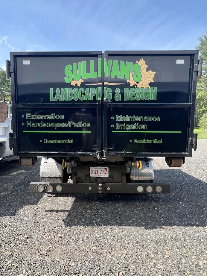 Another Dump Box for the crew at Sullivans Landscaping & Design!  Same High Performance Vinyl Decals/color combos1