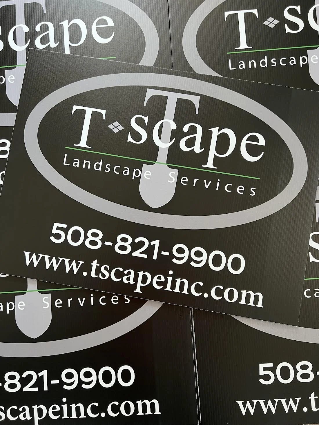 Corrugated Double Sided Site Signs with UV Protective ink for T Scape!