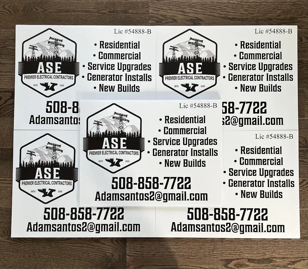 Double Sided 18x24" Site Signs Printed Double Sided w/ Stakes - UV Protective