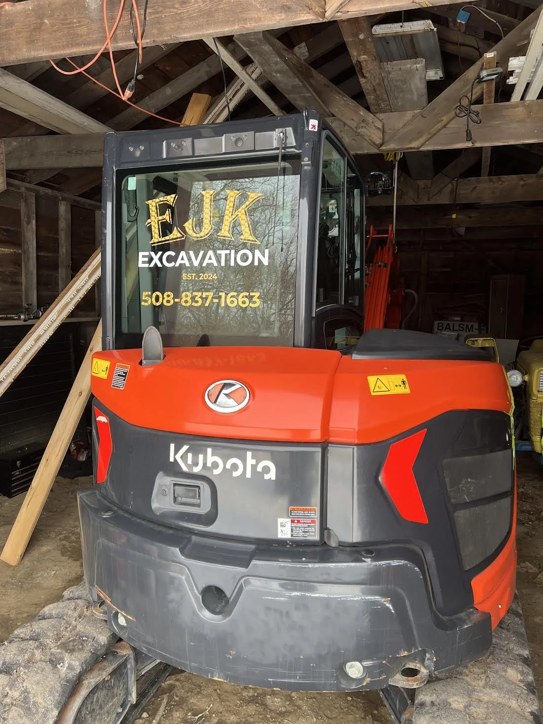 Another beautiful Gold Engine Turn Project complete on Arms and Rear Glass for EJK Excavation!
