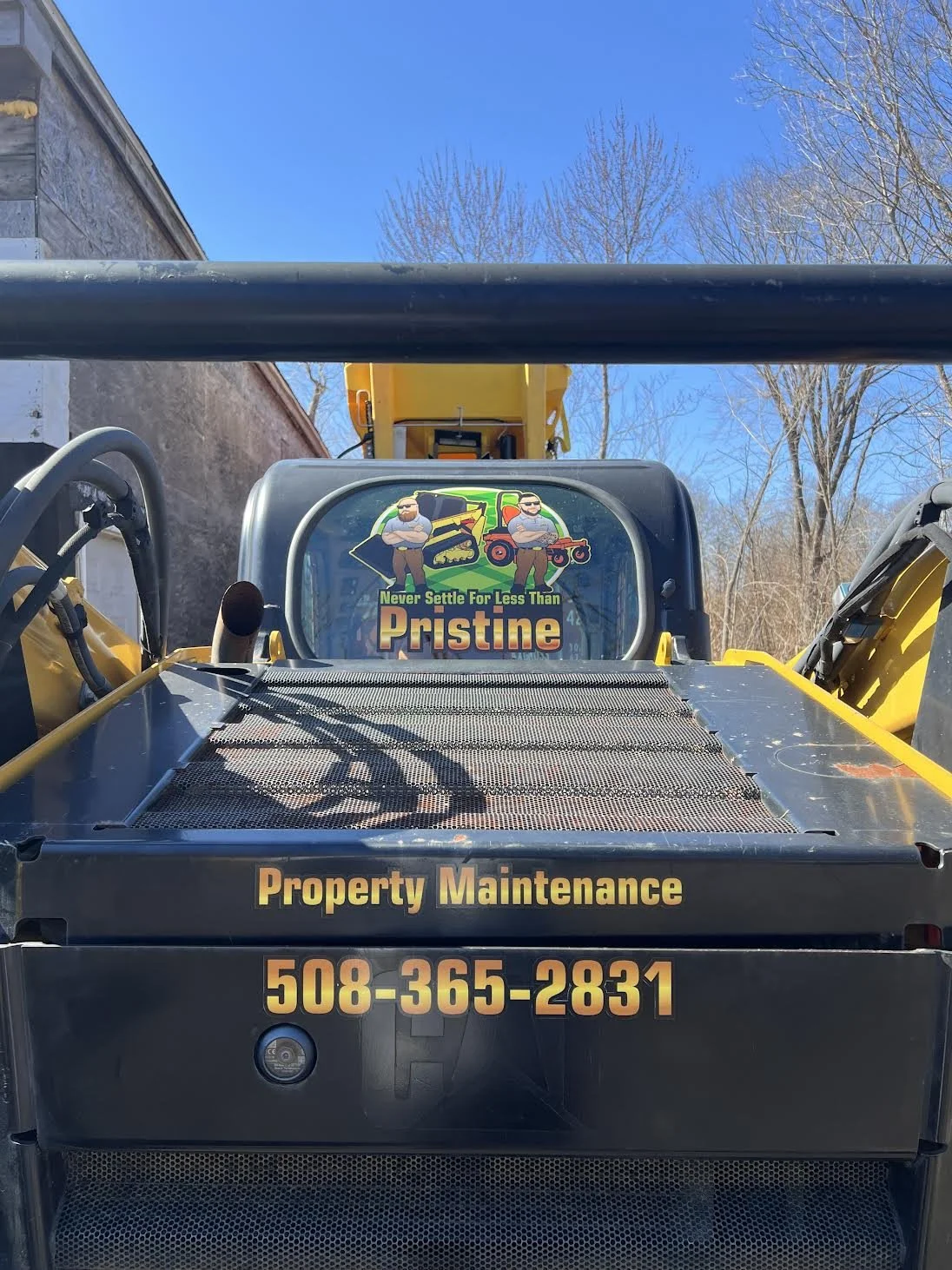Skid Steet complete for the team at Pristine Property Maintenance out of North Attleboro, MA with 3M Digitally Printed / Laminated Decals!