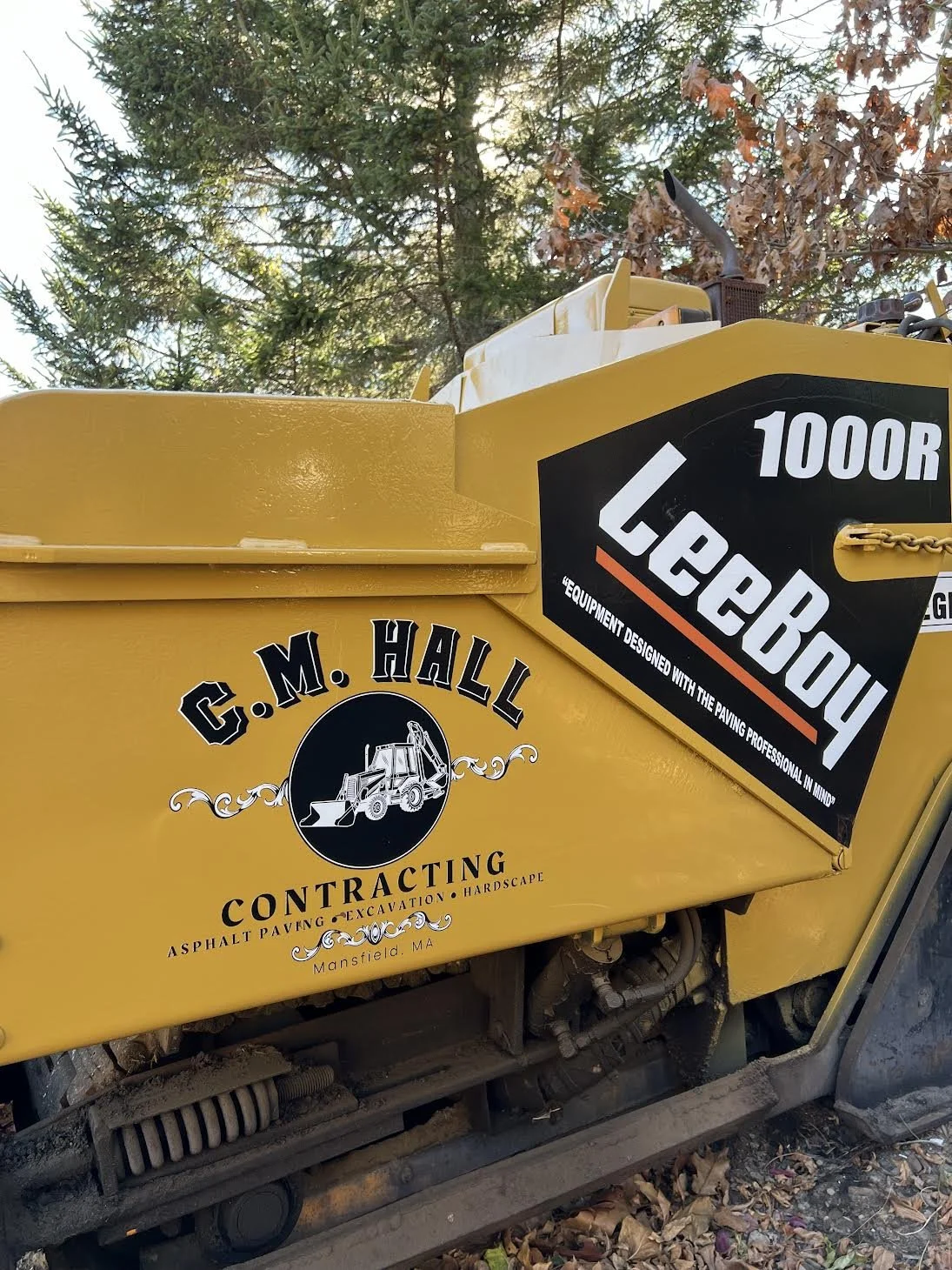 Paver Lettered up for CM Hall