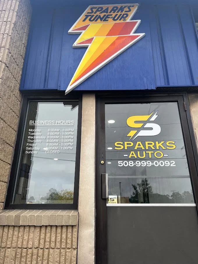 Sparks Entrance Display looking Clean with High performance Vinyl Lettering!
