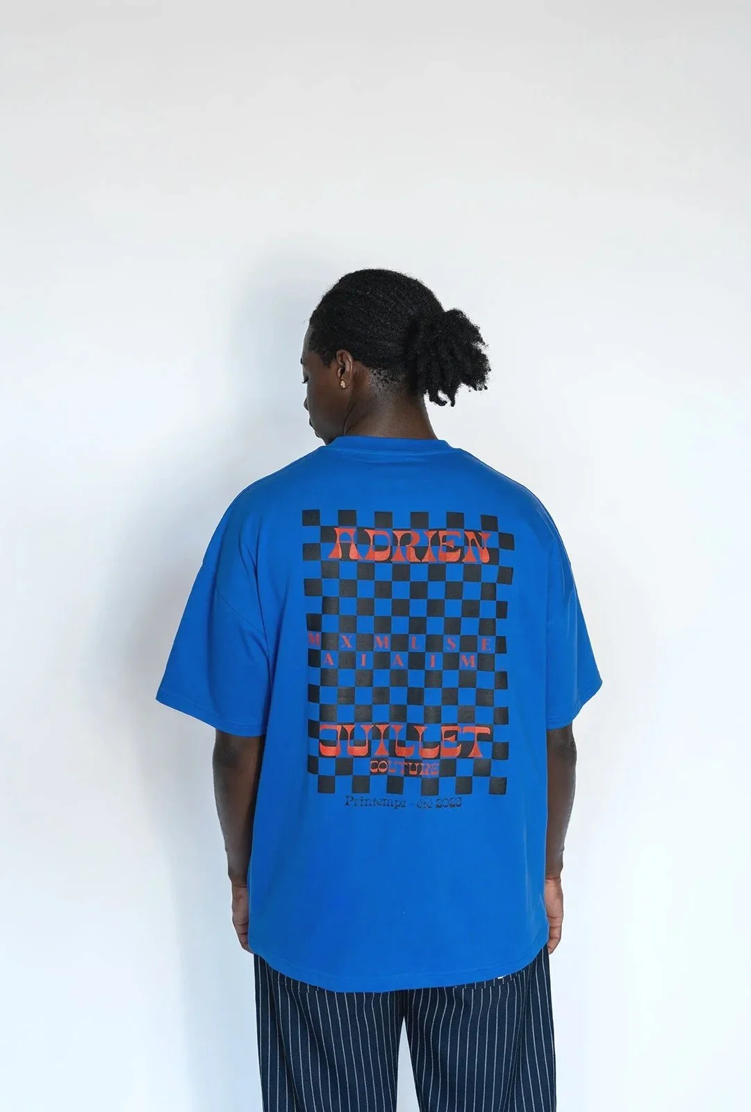T-shirt Maximalisme Bleu Cobalt