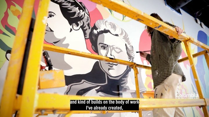 Exciting thing!! 

Today a link to the video made about my recent mural experience was shared with me and I&rsquo;d like to share it with all of you🧡 

A huge thank you to the team at @columbiachi for putting this together!! 

If you&rsquo;re intere