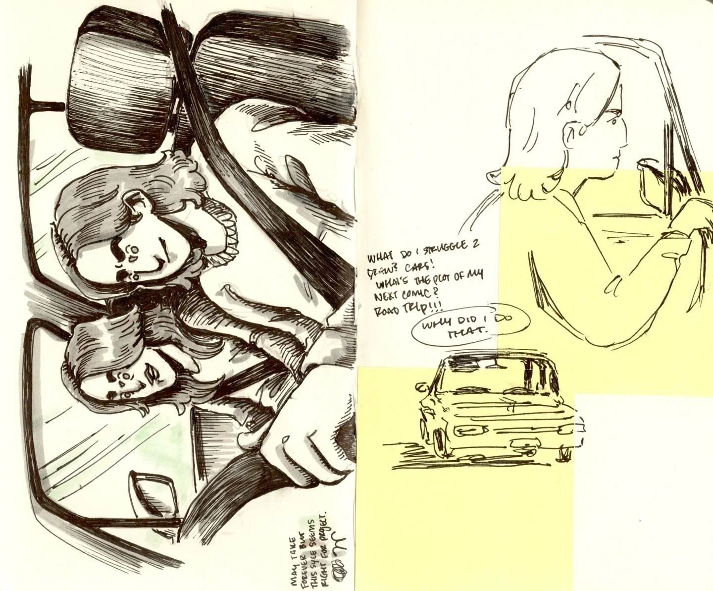 2026 sketchbook so far:) Mostly done from the desk at my new job with Sheep Cult Comics

 @kdominiqueart gave me this sketchbook at our last meet up before their big move to California!! 

#sketchbook #sketchbookdoodles #sketchbookdump #sketchbookspr