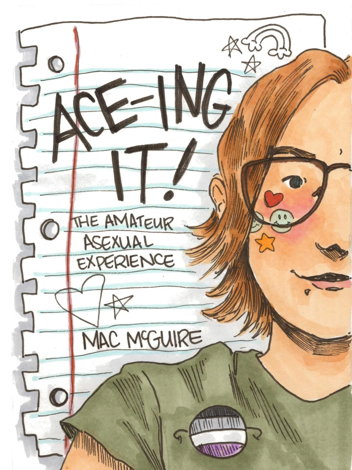 In less than a week, I&rsquo;ll be reading excerpts from my comic &lsquo;Ace-ing It&rsquo; at Dorothy Downstairs for @otp.chicago &lsquo;s Valentine&rsquo;s event💗✨ 

Very excited to be sharing this comic as a reminder that love looks different for 