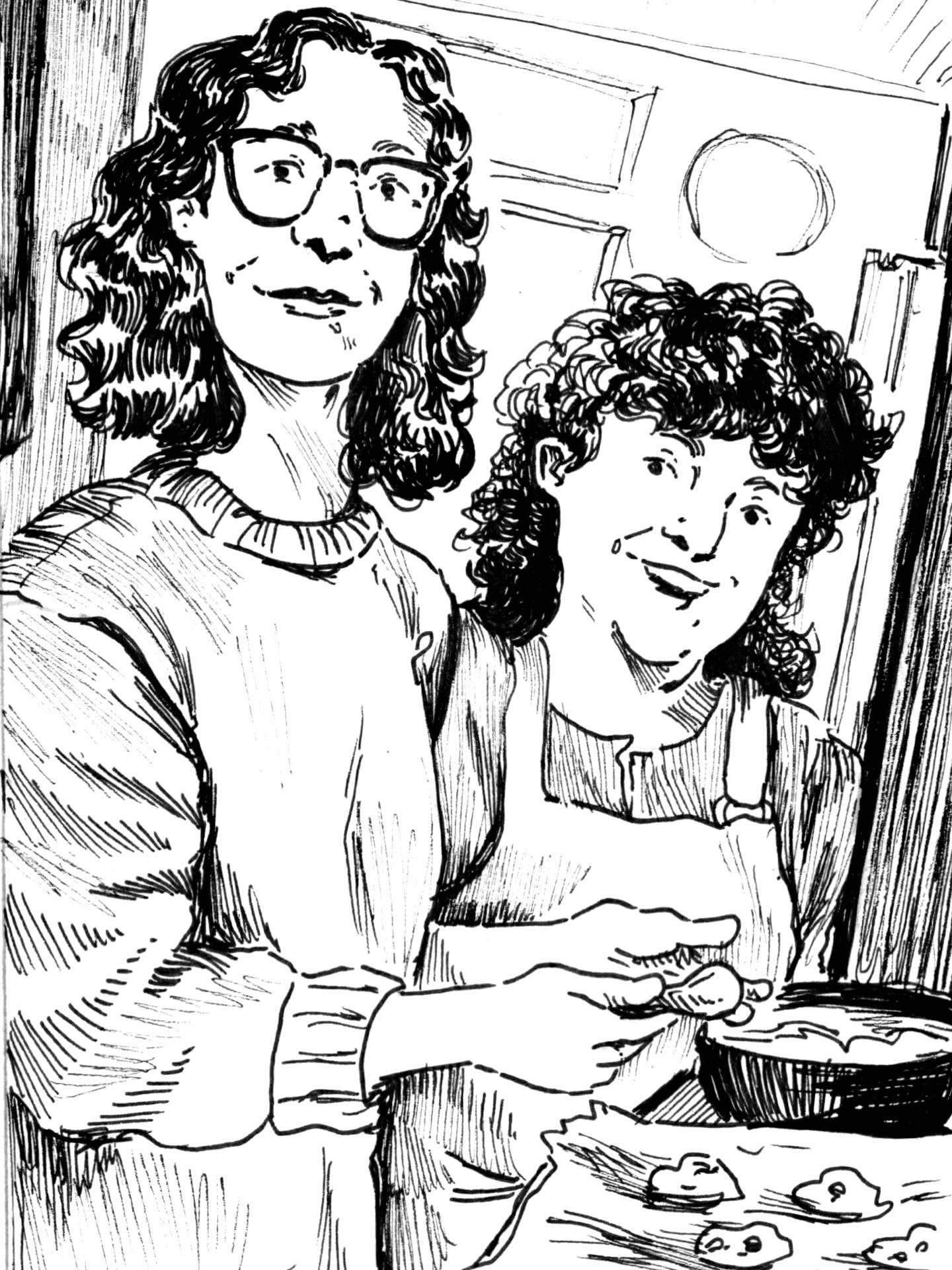 Two drawings inspired by some of my favorite photos from recently:) 

(I have not been posting a lot recently but I AM making things, more to come soon)

#inkillustration #morningsketch