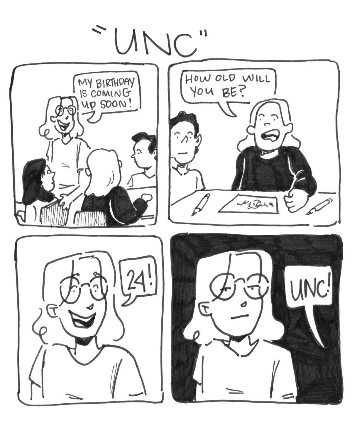 Comics about teaching✏️

Middle schoolers humble me daily&hellip; 

#comics #teachingkids #sketchbookcomics