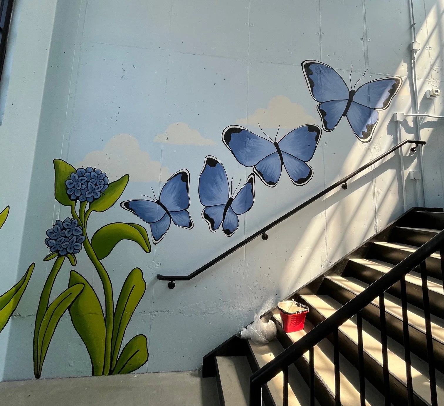 Blue Plate Event Space Mural