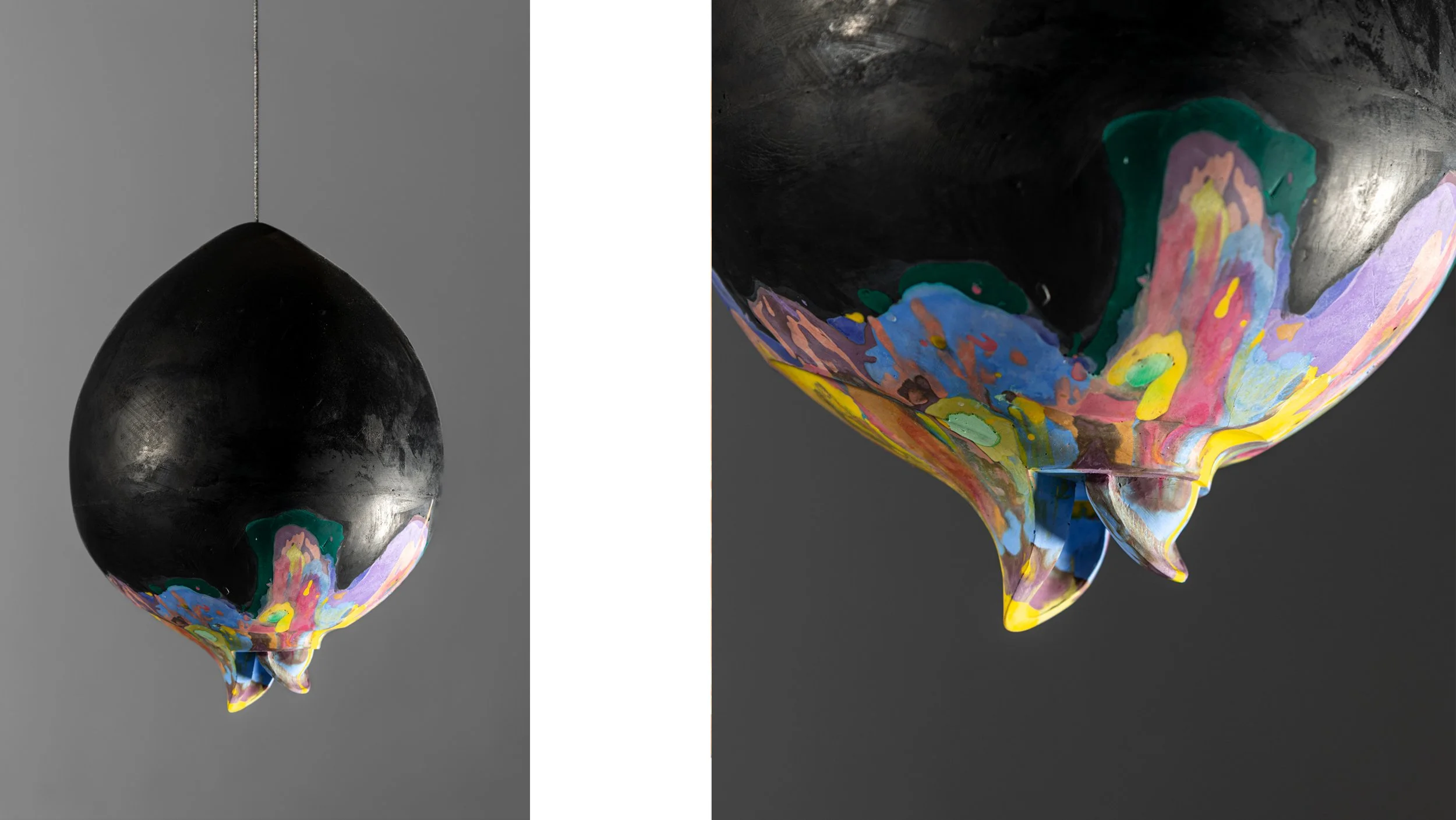 Anser Anser 6, 2025, liquid ceramics and pigment., 21 x 22 x 28 cm