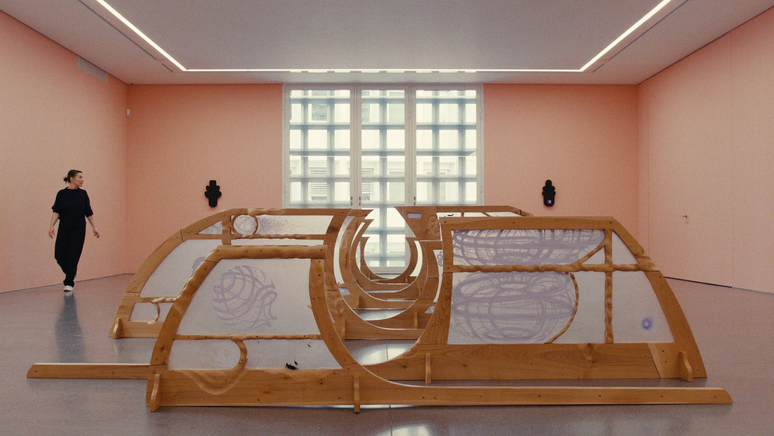 Ghost Note, 2024, installation Bündner Kunstmuseum Chur, CH, Fotocredit: Schau Film