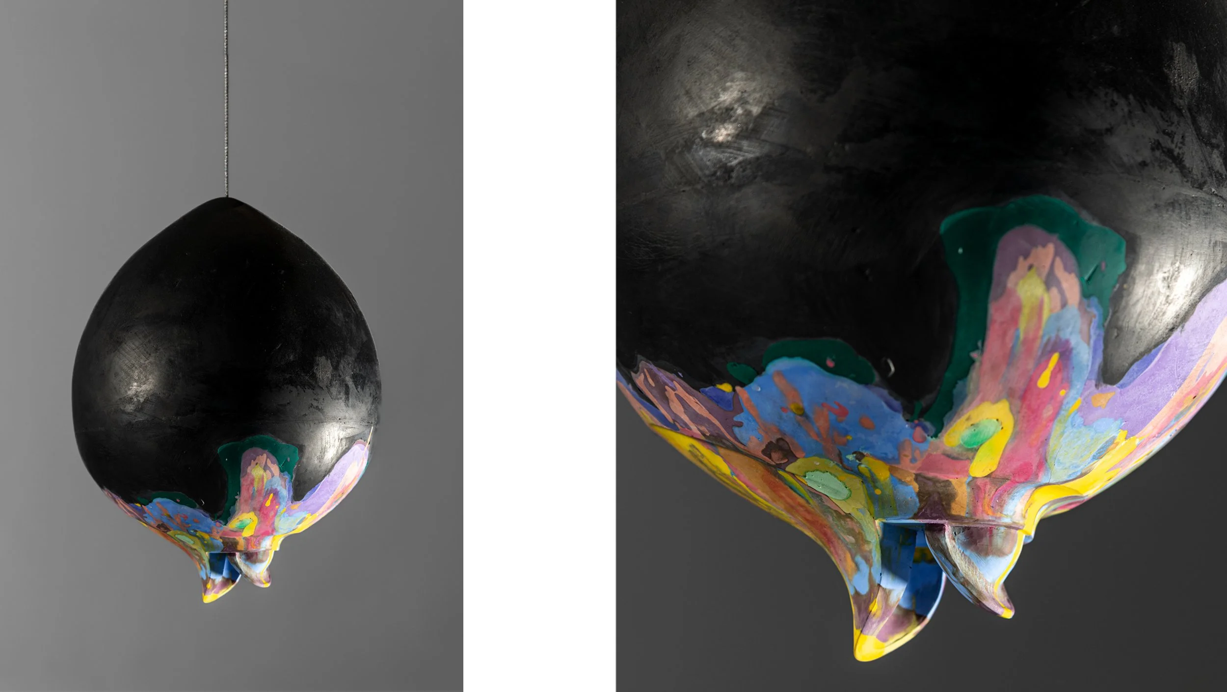 Anser Anser 6, 2025, liquid ceramics and pigment., 21 x 22 x 28 cm