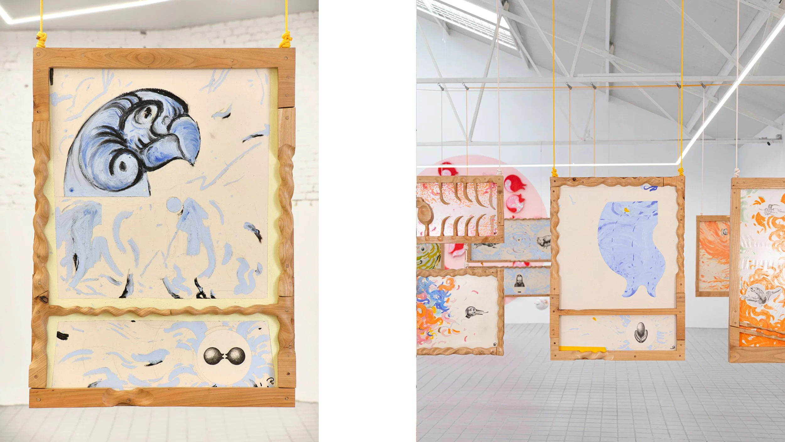 Hollow Bones, 2025, installation view, Marc Bibiloni Gallery Madrid, ES, Fotocredit: Juan Borgognoni