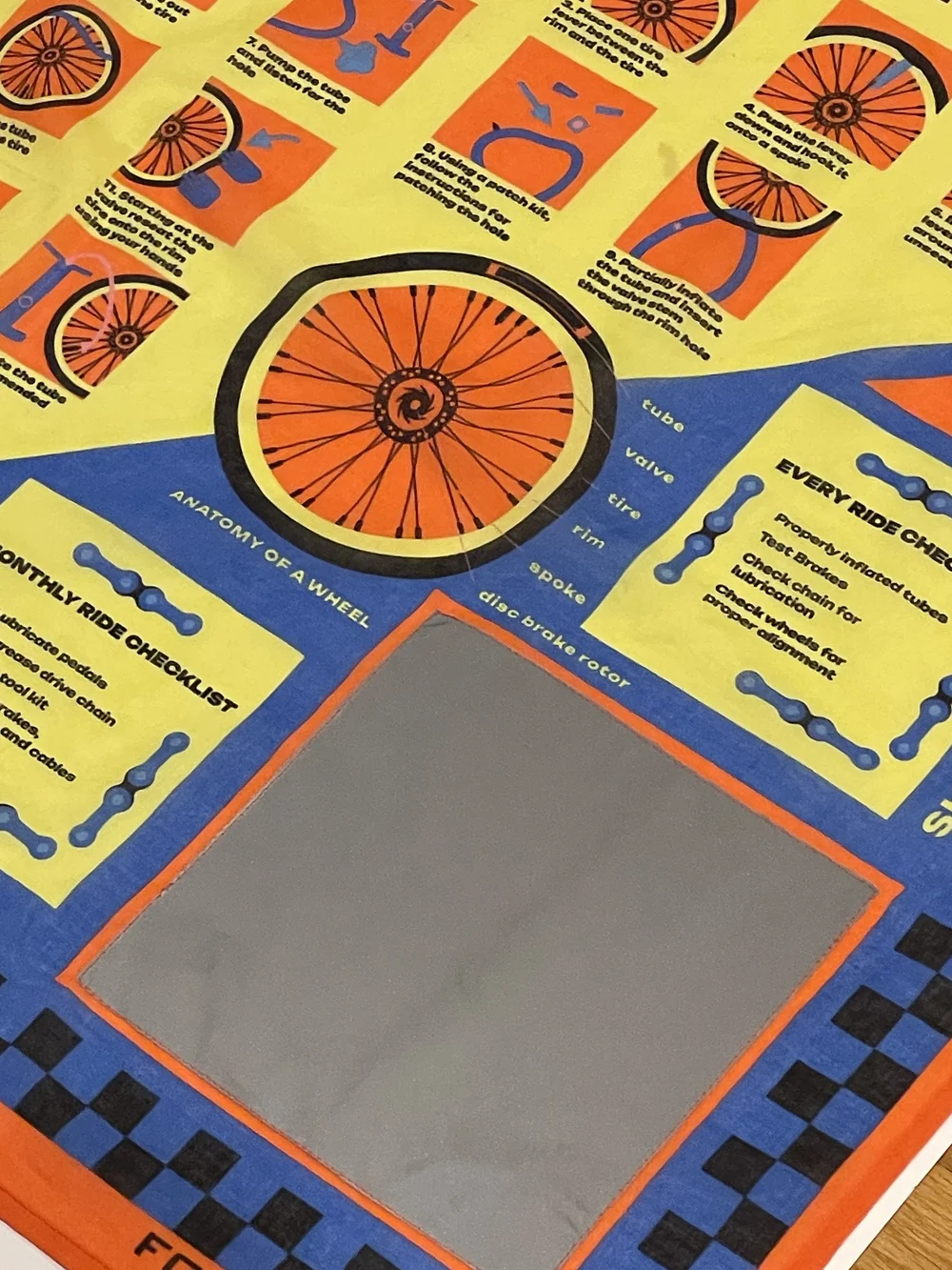 BLACK RABBiT お座り Fire pattern OR×BK BLACK WEEKENDER BAG