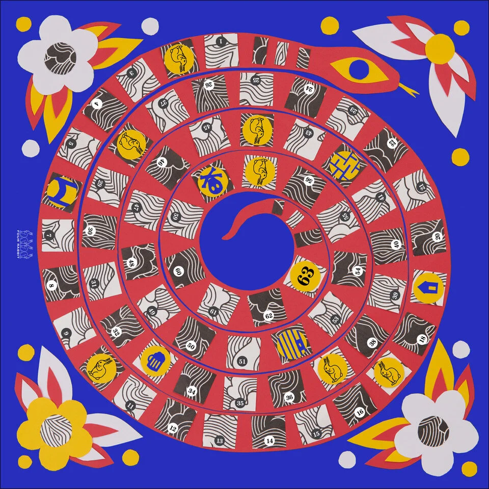 Bandana Board Game — Jack Rabbit Adventure