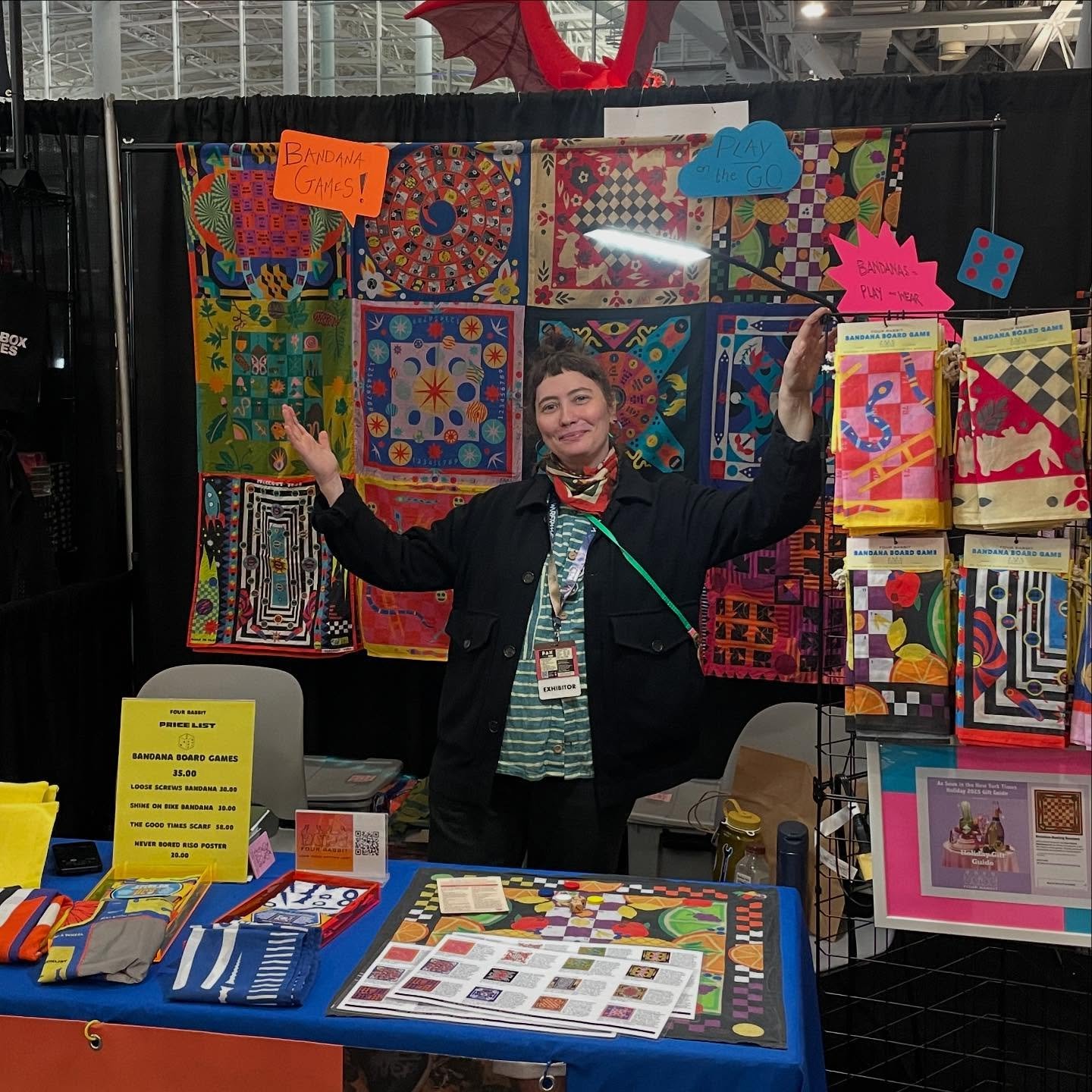 @officialpax_ !!WOW!! Day three, you are wild! 🎲  so many good laughs and fashion show moments 🎲  ready for one more day 🎲 see you tomorrow 🎲
.
.
.
#paxeast #bandana #bandanaboardgame #boardgame #travelgame #funontherun #gamestogo #gamer #fourrab