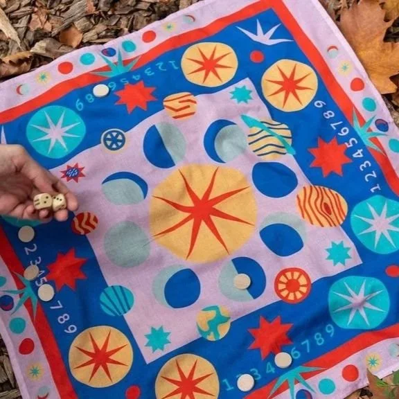 Planet Party Bandana Board Game