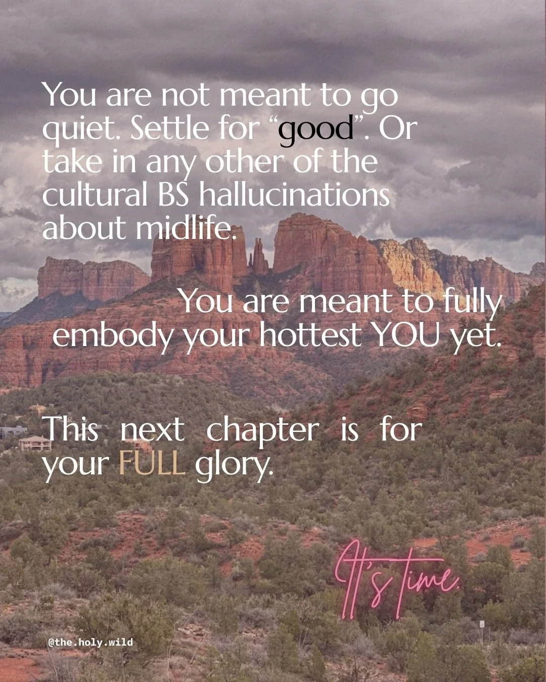 For the woman who is ready to rise into her next chapter, fully and unapologetically herself.

#TheHolyWild