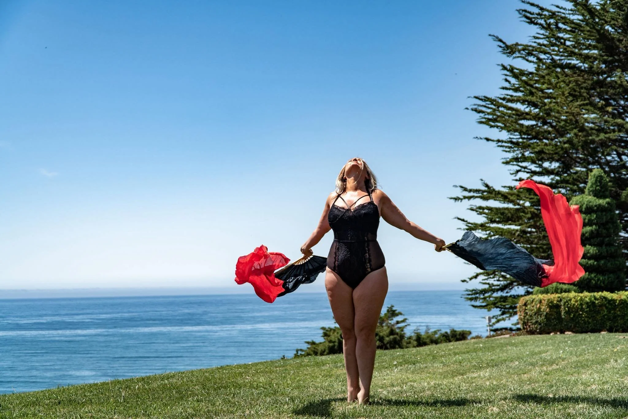 When was the last time you felt like this?

Look at her.

Deeply feminine. Sensual. Fully alive. Wildly free. 

And embodied. 

Because somewhere between the ocean medicine and mystical ceremonies, the table sessions and soul-deep sharing, she rememb