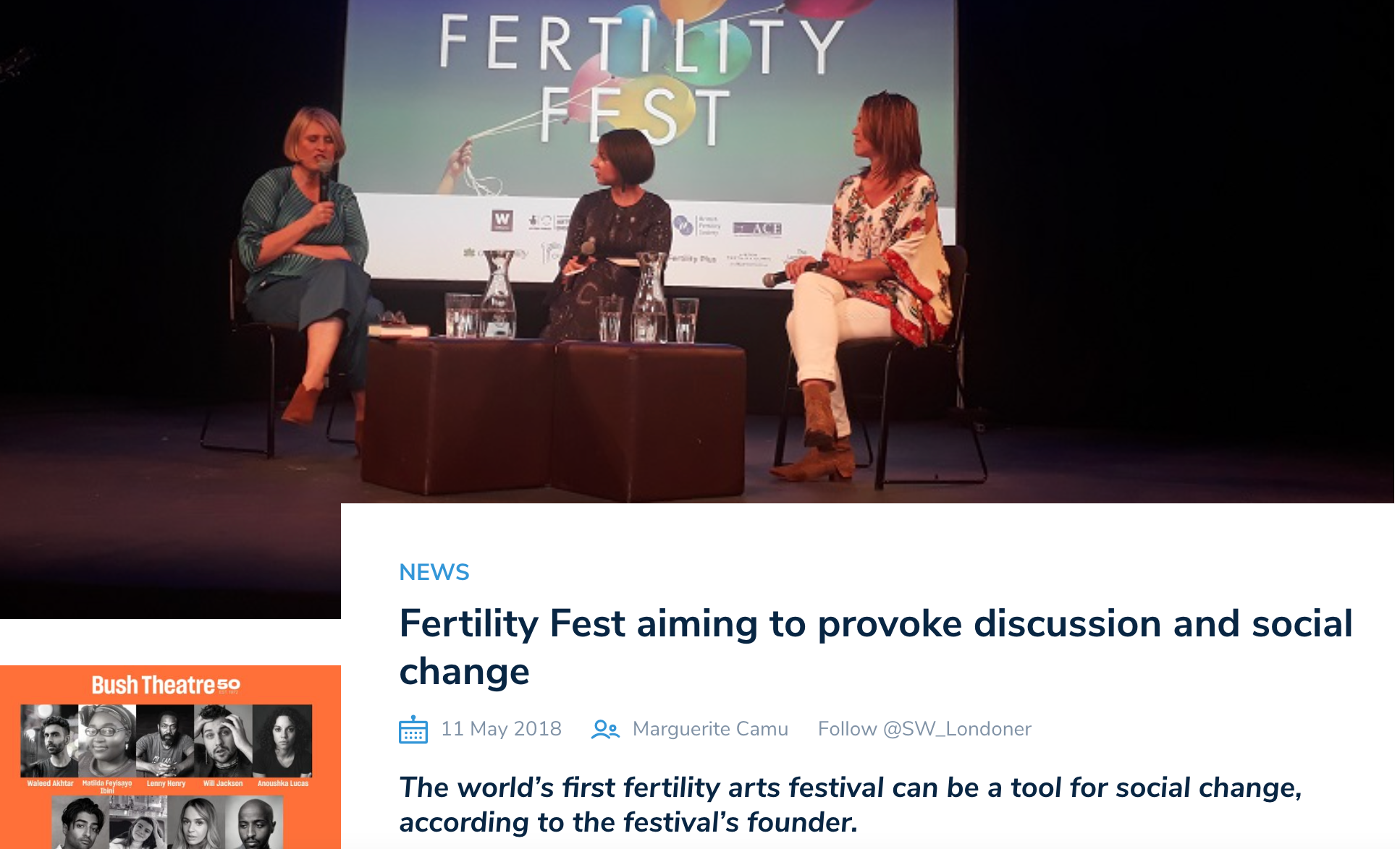 This was a standard news piece I wrote after attending the Fertility Fest and interviewing the festival-goers. 
