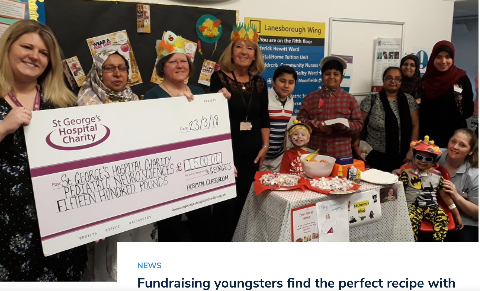 After finding this beautiful story on an events page, I found the correct individual to contact, gave the parents of the children release forms to sign, and wrote the article as well as filmed a short piece for the South West Londoner.