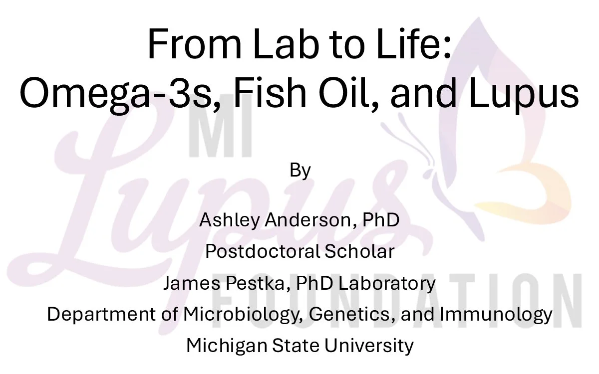 Omega-3s, Fish Oil and Lupus
