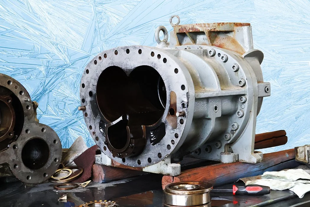 Preventative maintenance on compressor.