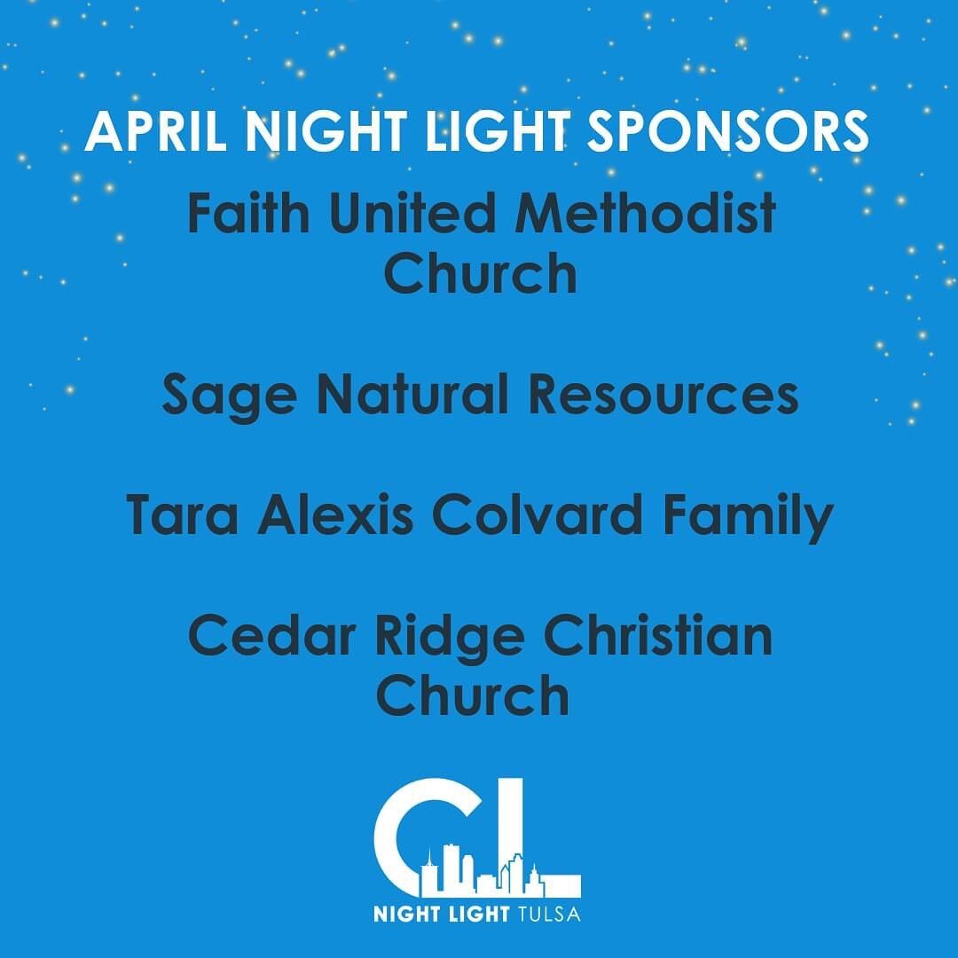 Thank you to our April Night Light Sponsors!

We could not do what we do without your generosity and care for our neighbors experiencing homelessness.