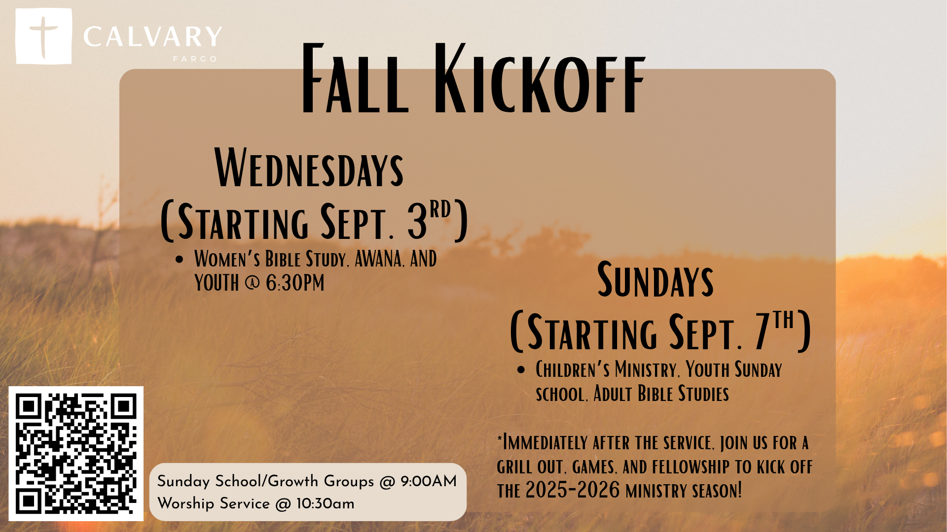 Kickoff Sunday