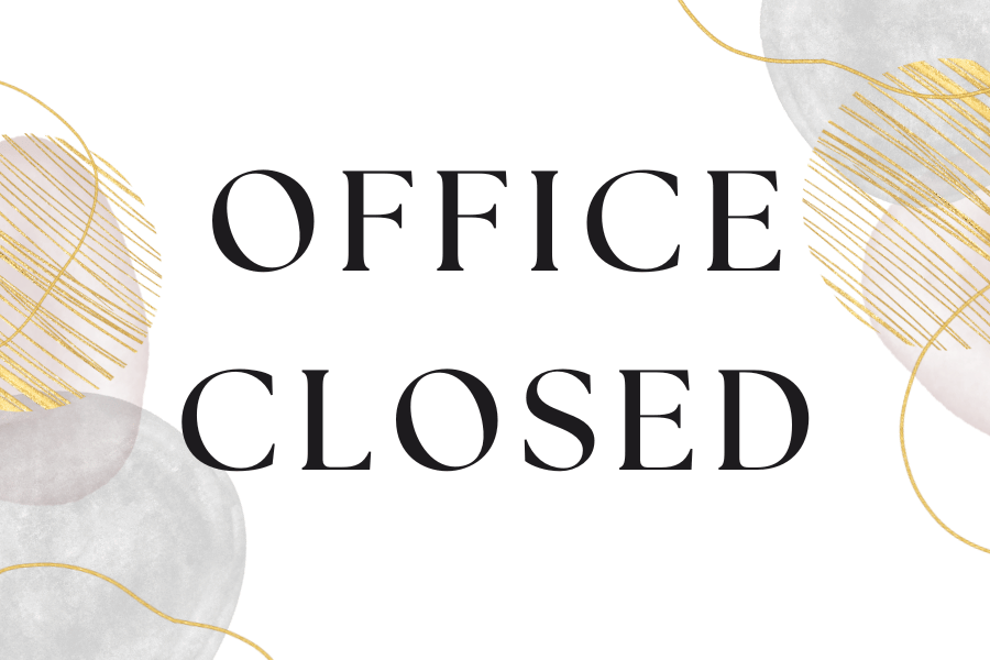 Office Closed - Memorial Day