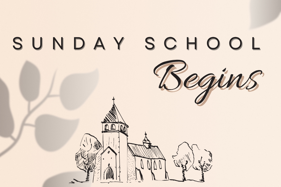 Sunday School Begins