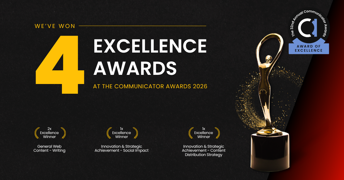 Clarity Up,LLC has won 4 Excellence Awards at the 32nd Annual Communicator Awards