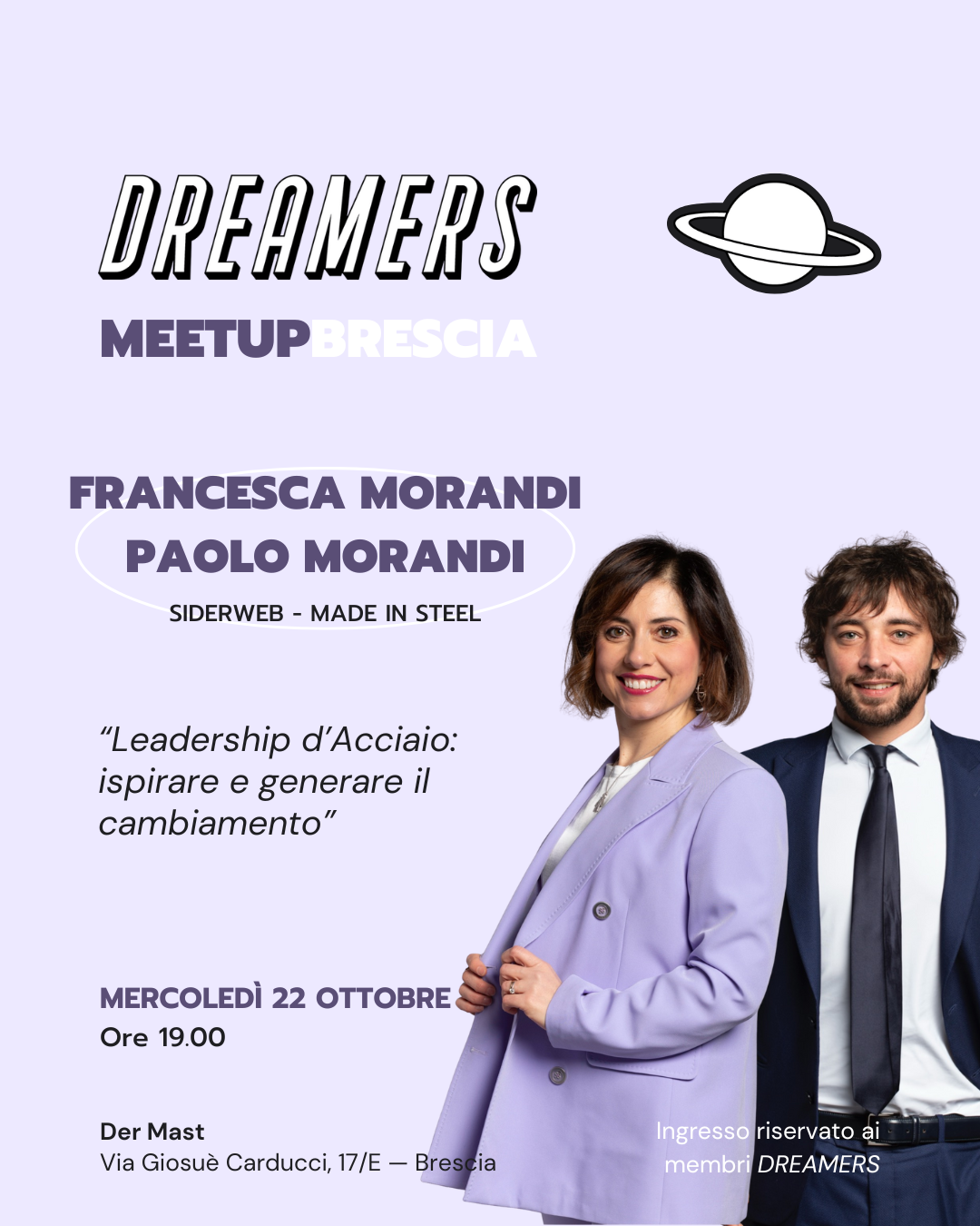 EVENTO DI NETWORKING | DREAMERS MEETUP BRESCIA