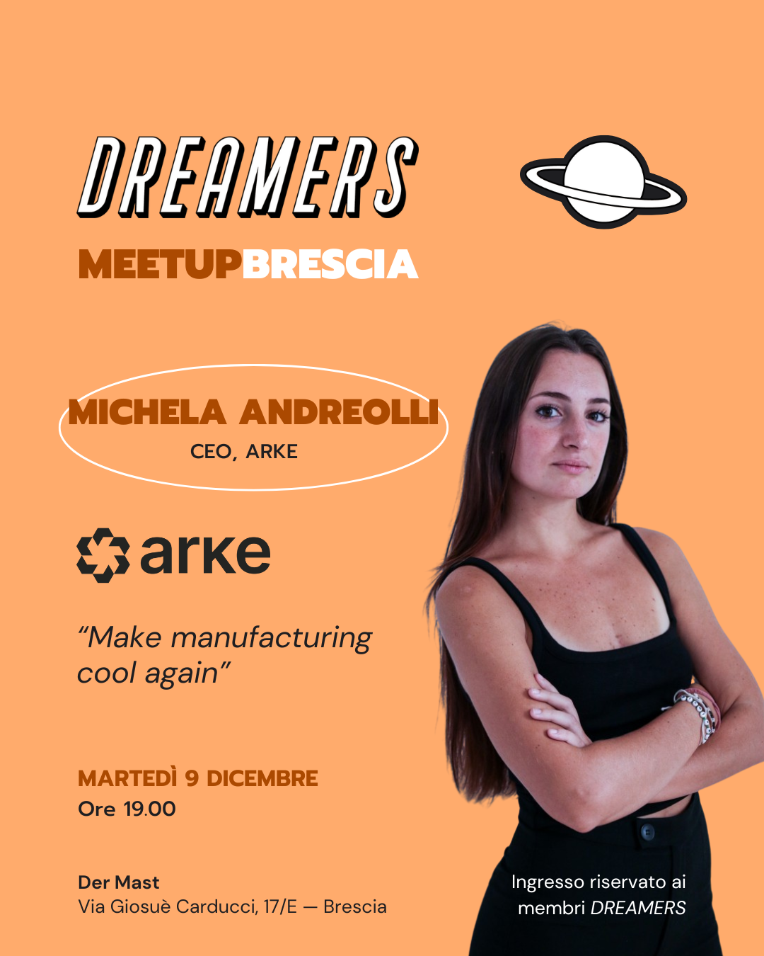 EVENTO DI NETWORKING | DREAMERS MEETUP BRESCIA 