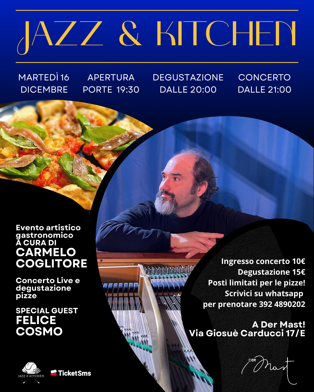 JAZZ&amp;KITCHEN | EVENTO ARTISTICO GASTRONOMICO