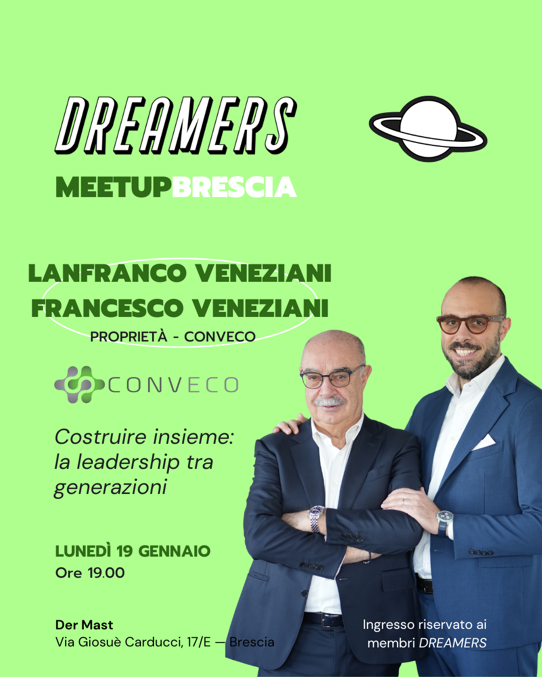 EVENTO DI NETWORKING | DREAMERS MEETUP BRESCIA 