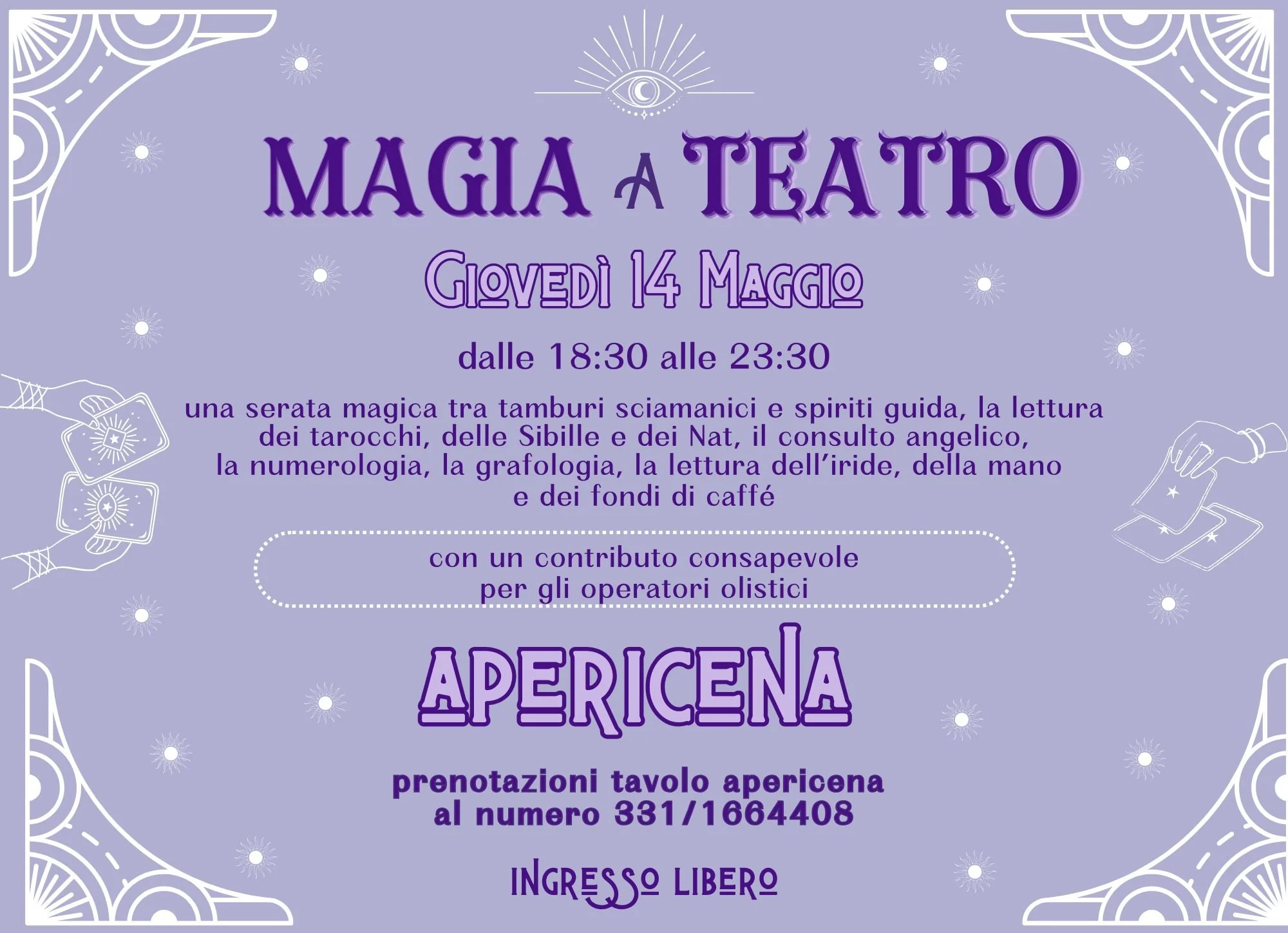 MAGIA A TEATRO | SERATA MISTICA