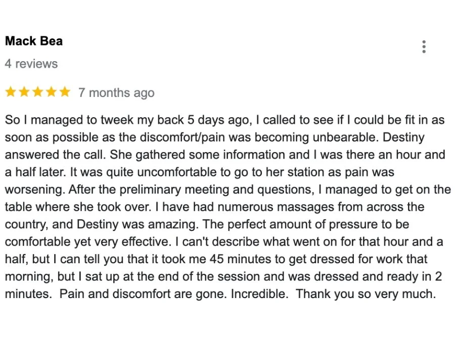 best massage in the world