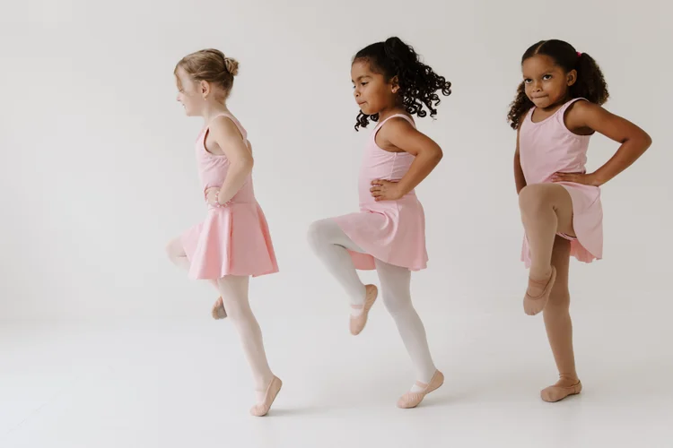 Little dancers in an early childhood class