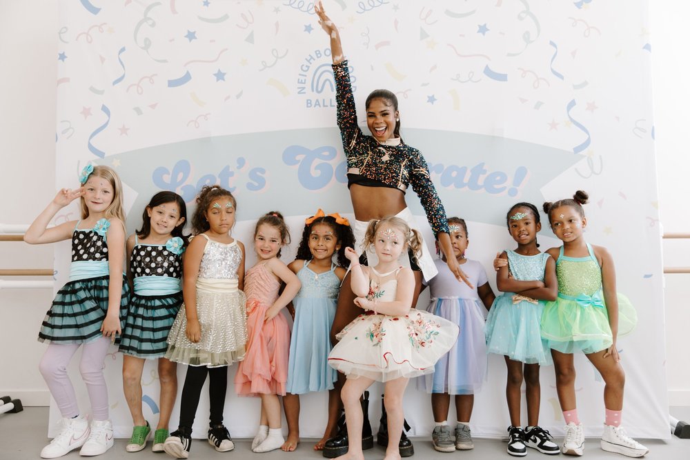 A dance birthday party at Neighborhood Ballet