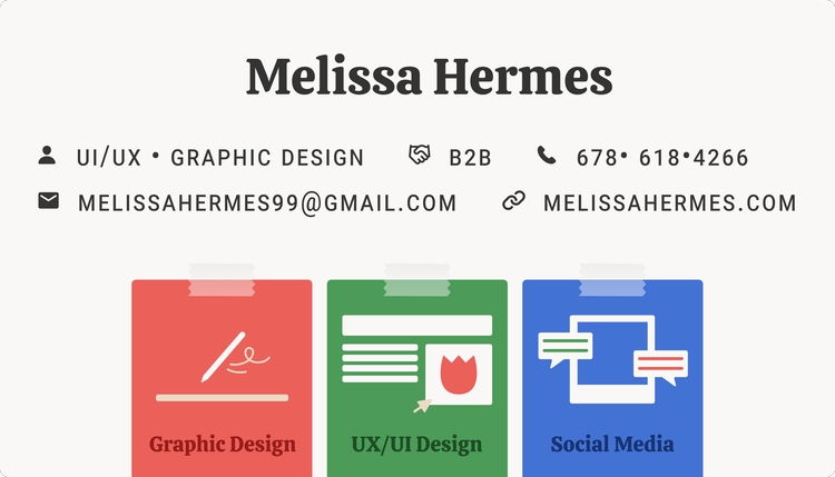 Back of Business Card