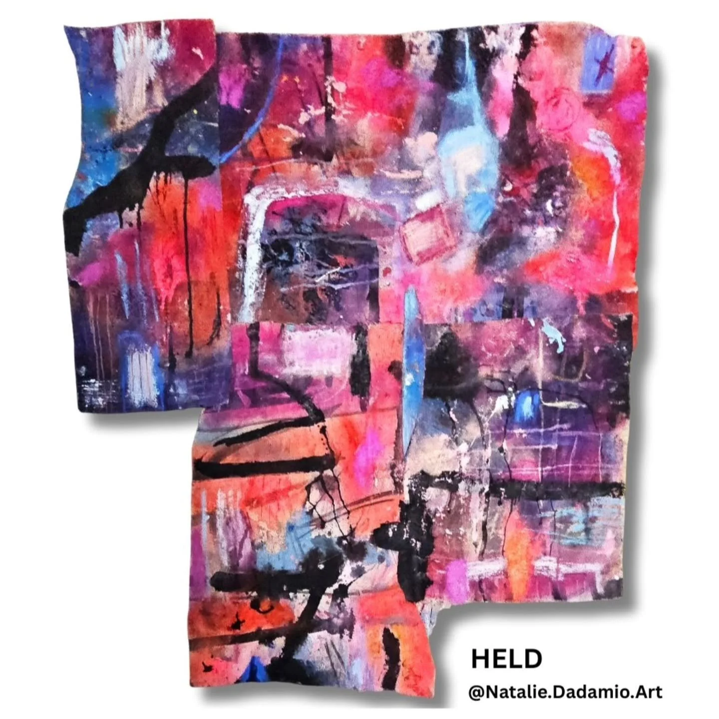 &quot;HELD&quot;

New work for my Upcoming Solo show UNBOUNDED: BREAKING FREE FROM TRADITIONAL CONSTRAINTS

I am NOW Entering CRUNCH TIME -- STILL A LOT TO DO!&nbsp; 🌞💥🌈💙

Let's GO!

SAVE THE DATE!&nbsp;

🌟&nbsp;Opening Reception: Friday, Novemb