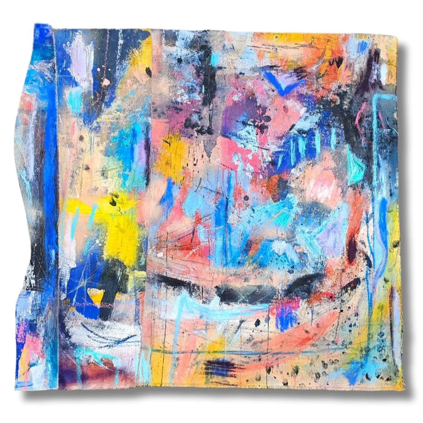 PINNACLE OF ILLUMINATION
Mixed Media on Assembled Raw Canvas
30&rdquo; x 32&rdquo;

***********************************

PINNACLE OF ILLUMINATION

there is a light
that doesn&rsquo;t blind

burning slow

echoing through time and space

a steady glow
