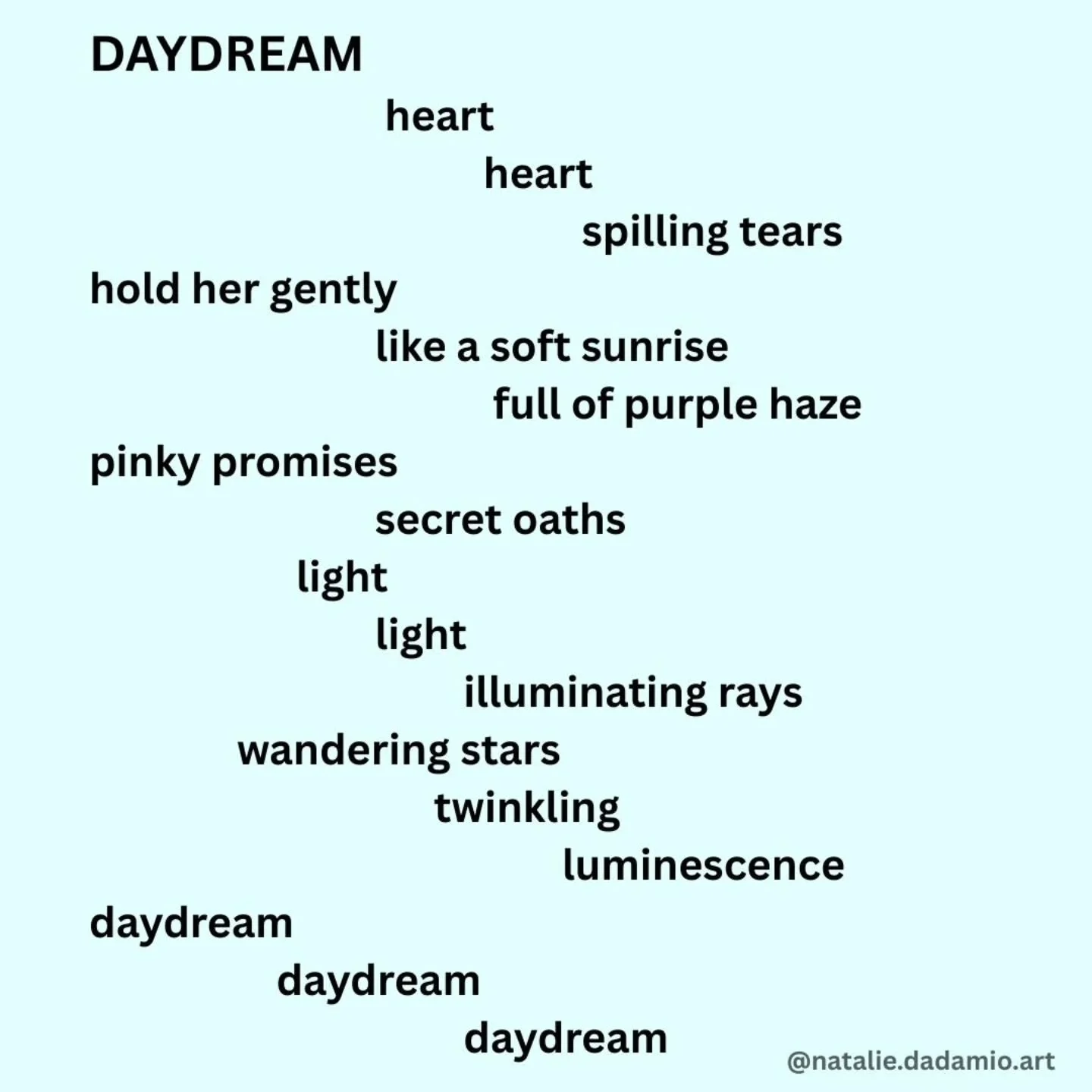 DAYDREAM

Writing by me.&nbsp;

Digital art/text by me.

Photo of ME by me. 🤭🙃🤷🏻&zwj;♀️

Lots of creativity pouring out of me these days.

It's way more than just painting/drawing but&nbsp;

it most definitely is all ABSTRACT TO ME!&nbsp;

And st