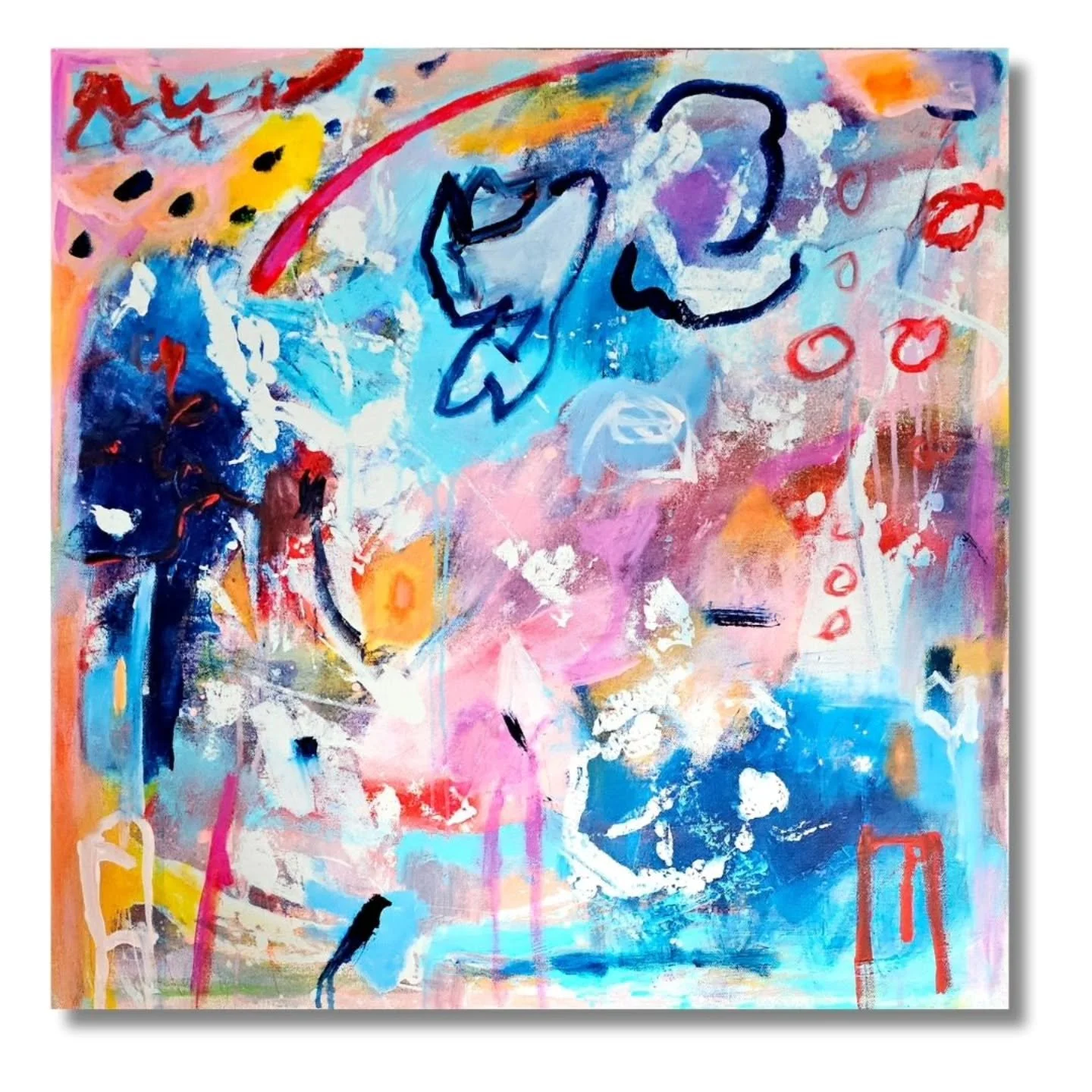 HOME IS WHERE THE HE[ART] IS...

I have been working on a NEW SERIES of JUST PAINTINGS -&nbsp;

HAHA -- I say JUST PAINTINGS because its acutally only PAINT this time around

NO MIXED MEDIA - NO DRAWING TOOLS - NO COLLAGE&nbsp;

It's been interesting