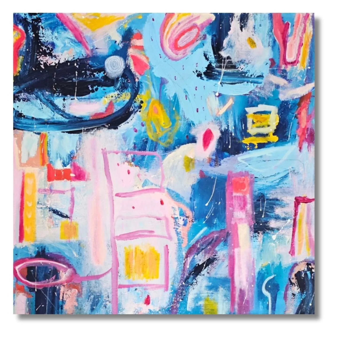 BRAVE DREAMER
24" x 24"&nbsp;
Acrylic&nbsp;on Canvas - 2026

I can remember loving&nbsp;early abstract expressionism long before I understood what it meant or even being a painter for that matter. There was no rhyme or reason for being draw