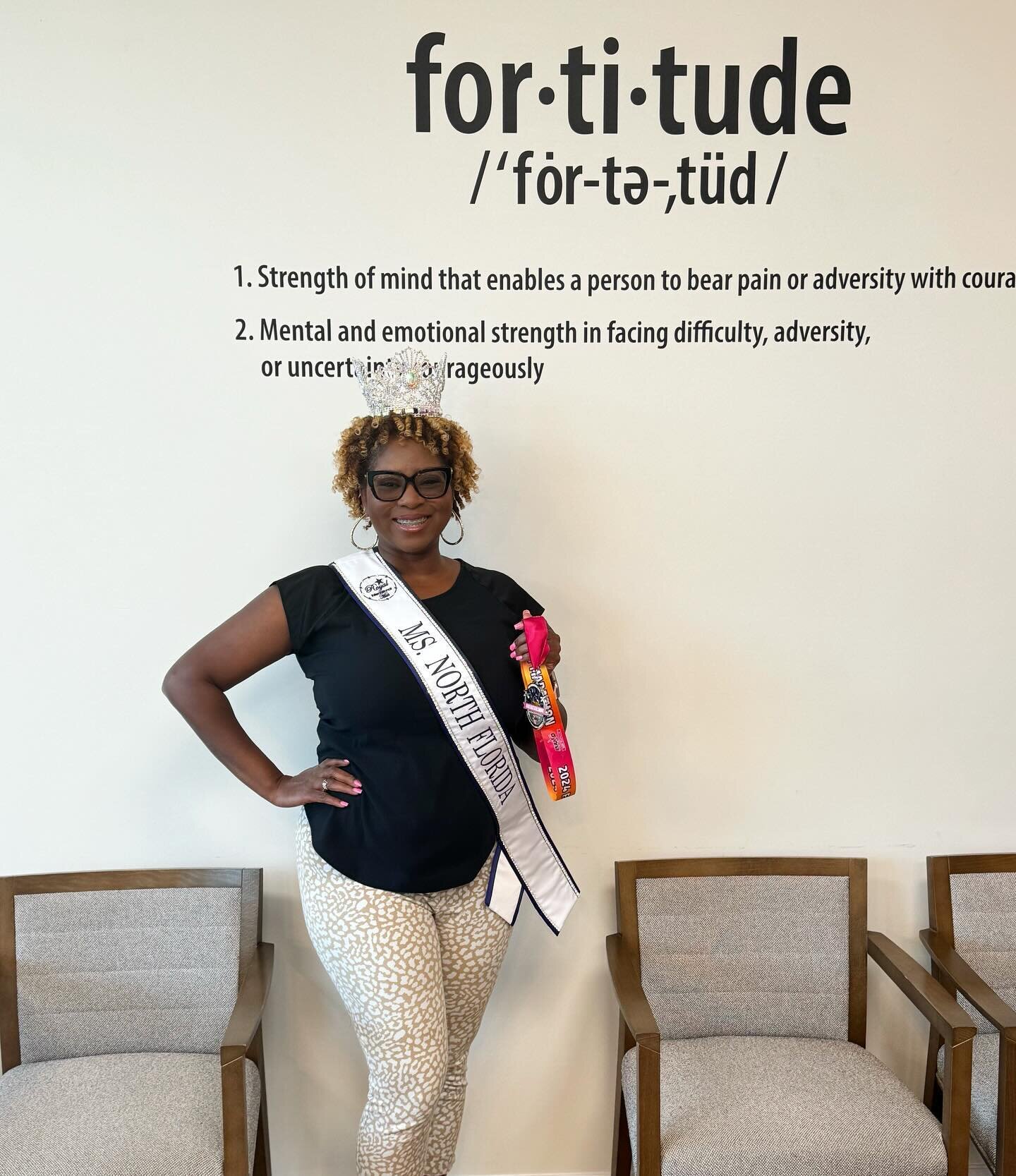 We are so proud of @1extraordinarydiva aka Royal International Ms. North Florida for finishing the half marathon with @donna and winning @rimnorthflorida_ 🏃🏾&zwj;♀️💕👑 You are an inspiration to us all and we are so happy to help you along the way!