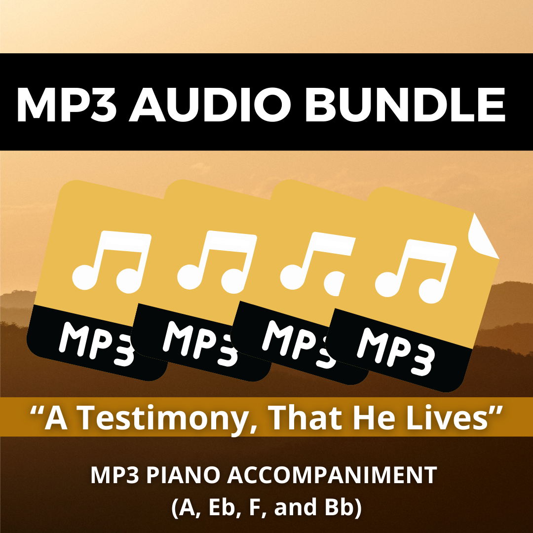 A Testimony, That He Lives – MP3 Only Bundle (Keys of  A, Eb, F, Bb – No Sheet Music)