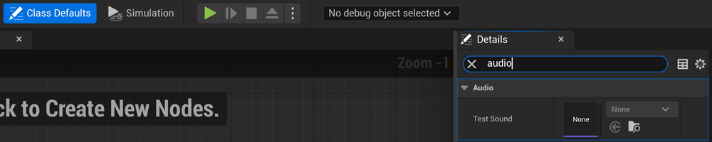 Visible Defaults Only: BP editor Class Defaults